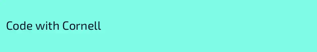 Code with Cornell